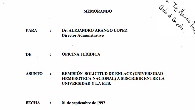 Imagen para Solicitud aprobación enlace Hemeroteca – Universidad de los Andes