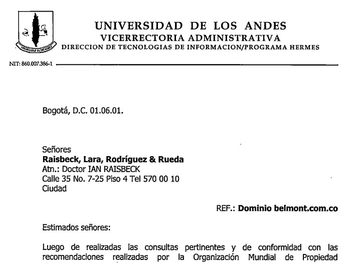 Imagen para Dominio belmont.com.co