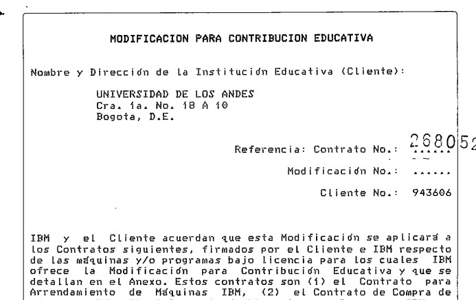 Imagen para Modificación de contrato con IBM para contribución educativa