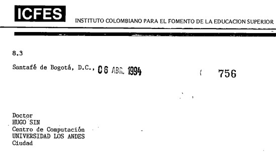 Imagen para Factura Telecom-Universidad de los Andes Ene 94′