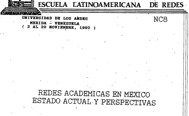 Imagen para Redes Académicas en México: Estado actual y perspectivas