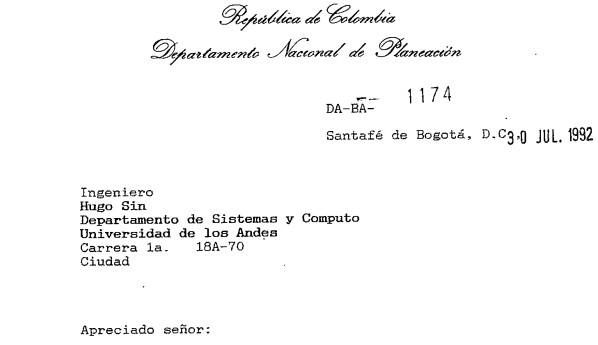 Imagen para Interés del DNP en BITNET