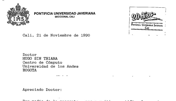 Imagen para BITNET para Pontificia Universidad Javeriana sede Cali