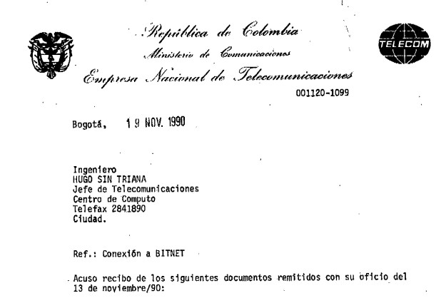 Imagen para Conexión a BITNET