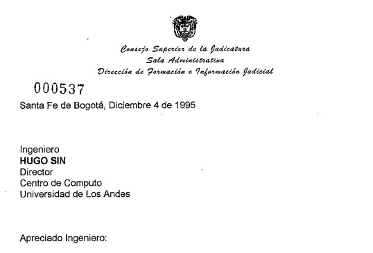 Imagen para Solicitud de conexión a internet para el Consejo Superior de la Judicatura