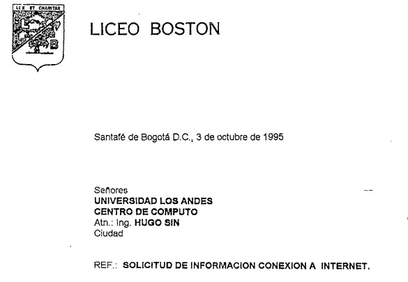 Imagen para Solicitud de información conexión a internet