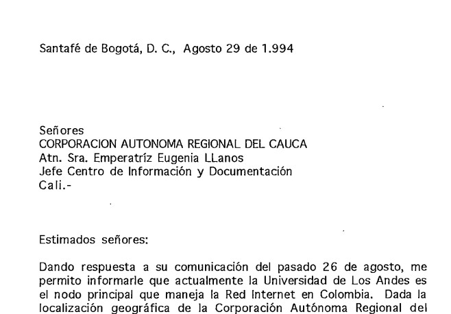 Imagen para Información sobre conexión en el Cauca