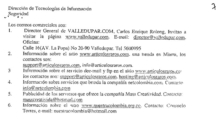 Imagen para Correos comerciales