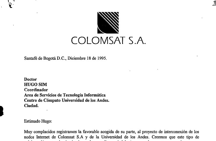Imagen para Propuesta de interconexión entre COLOMSAT-Uniandes